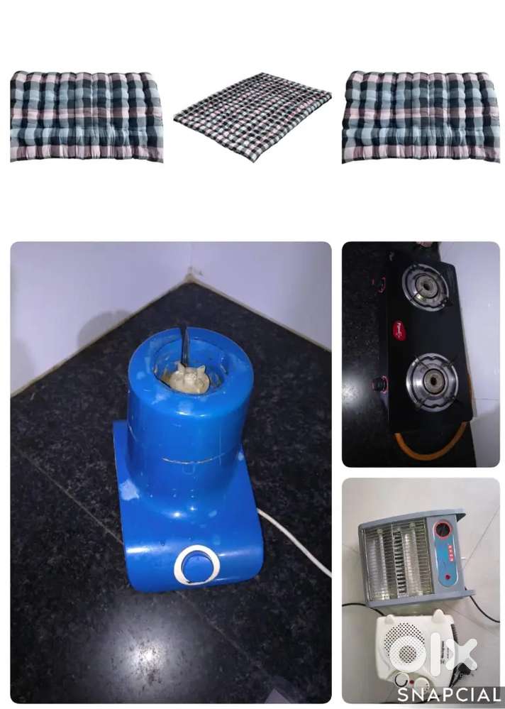Combo of matress,stove,mixer, heater@9999