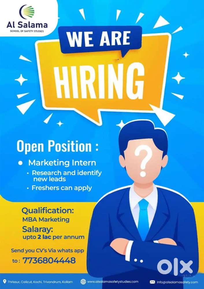 We are hiring experienced and efficient Marketing Executives