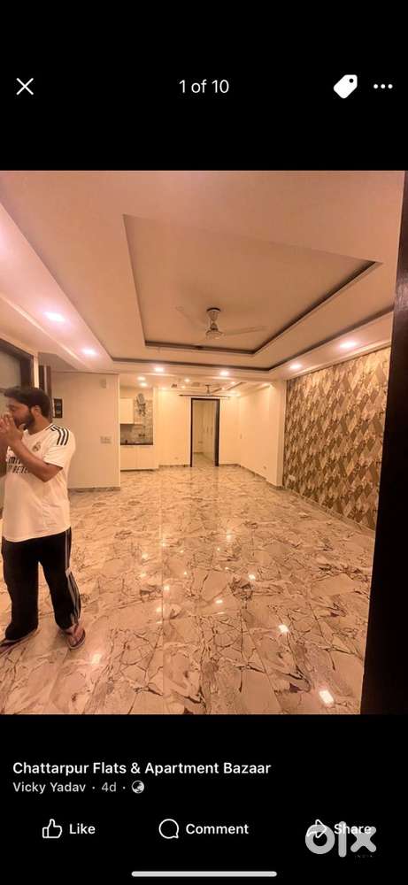 Near by Chattarpur metro station