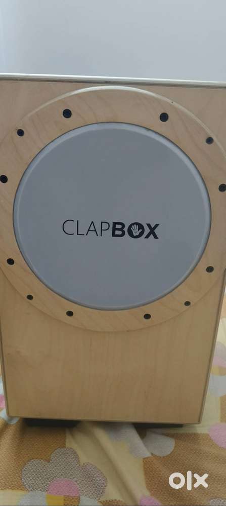 Urgent Sale:Clapbox Cajembe Cajon (4 instruments in 1) - Rubber wood (