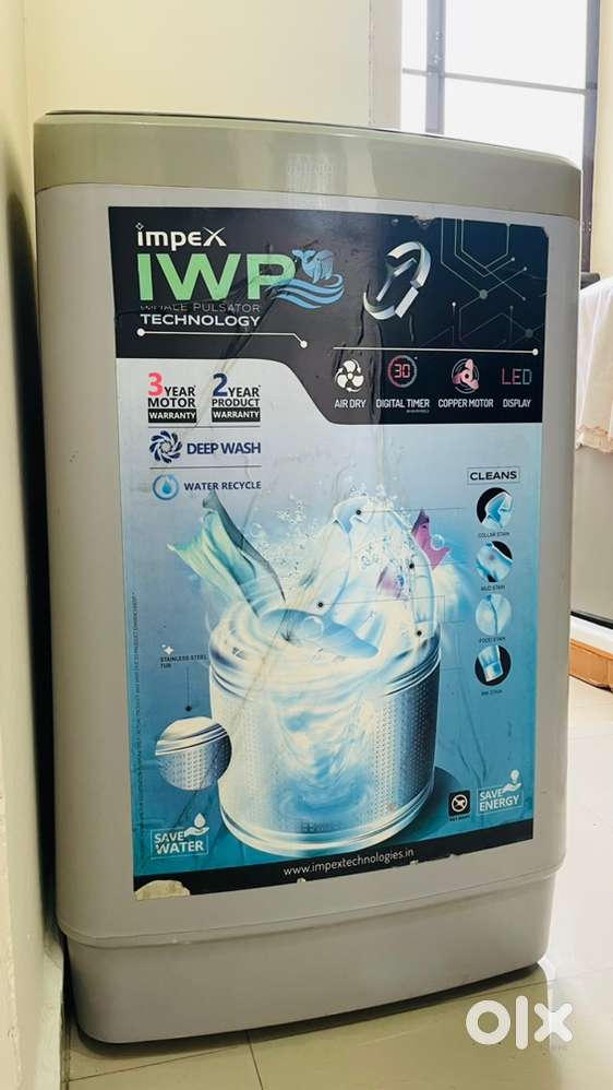 IMPEX TOP LOAD FULLY AUTOMATIC WASHING MACHINE 6.5KG FOR SALE AT ALUVA