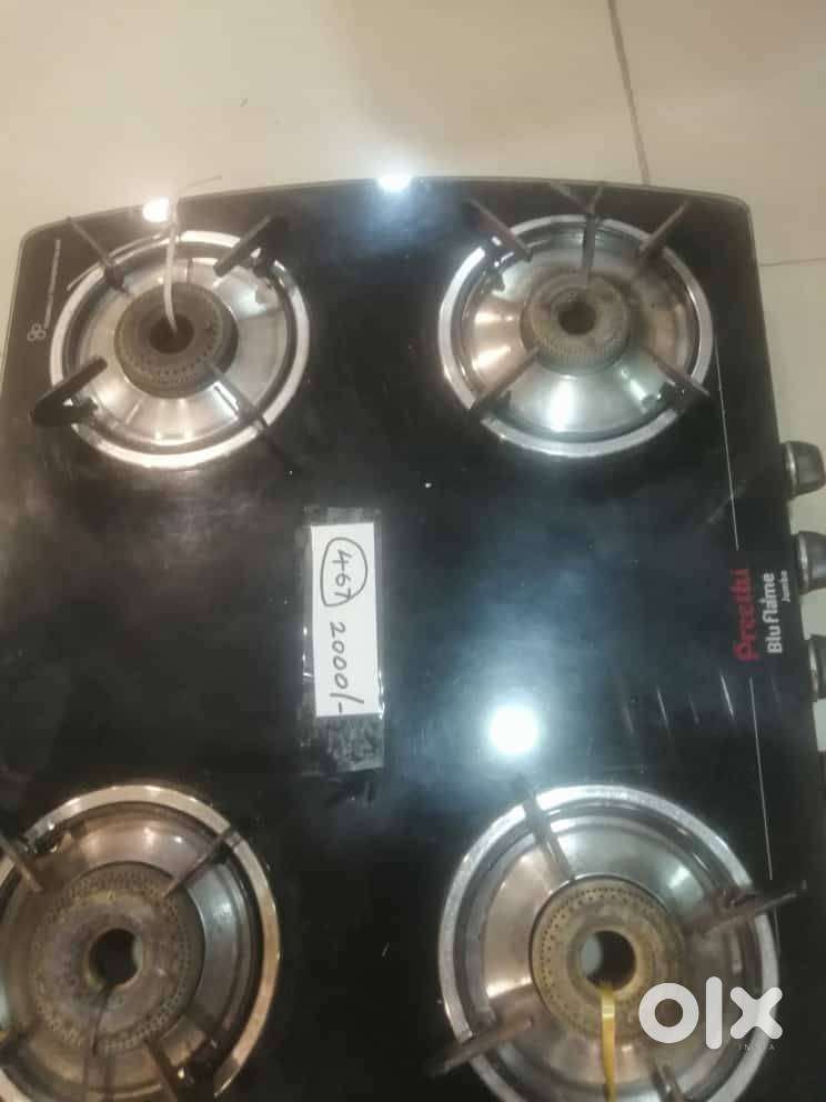 GAS STOVE 3 BURNER GLASS TOP VIDIEM