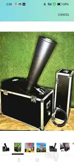Paper blast machine...