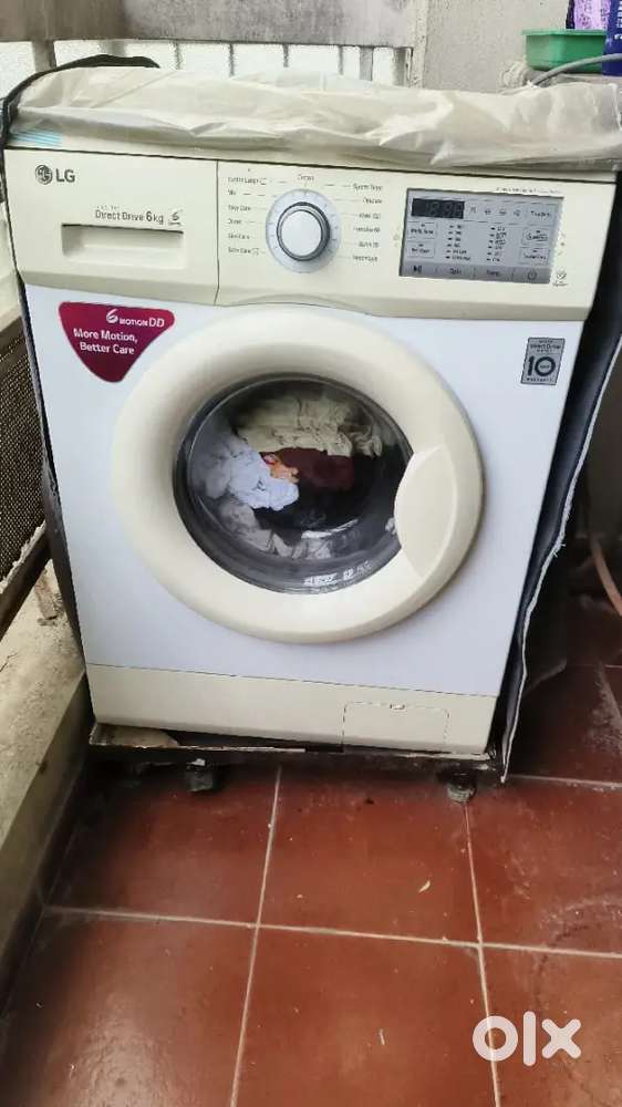 LG 6kg front load washing machine