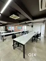 Office on rent fully furnished 3 cabin 60 seats at vastrapur.