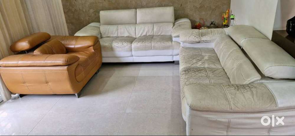 6 seater leather sofa(2+2+1+1)