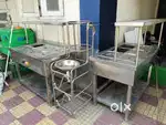 Bain - Marie(2)  & Wash Basin(1)
