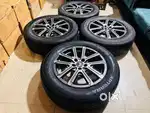 18” xuv 700 alloy wheels and apollo tyres 235/60/18 set of 4