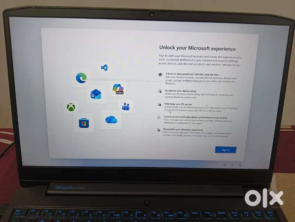 Lenovo IdeaPad gaming 3 laptop
