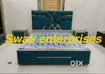 New designer cushion double bed with storage 18 mm board