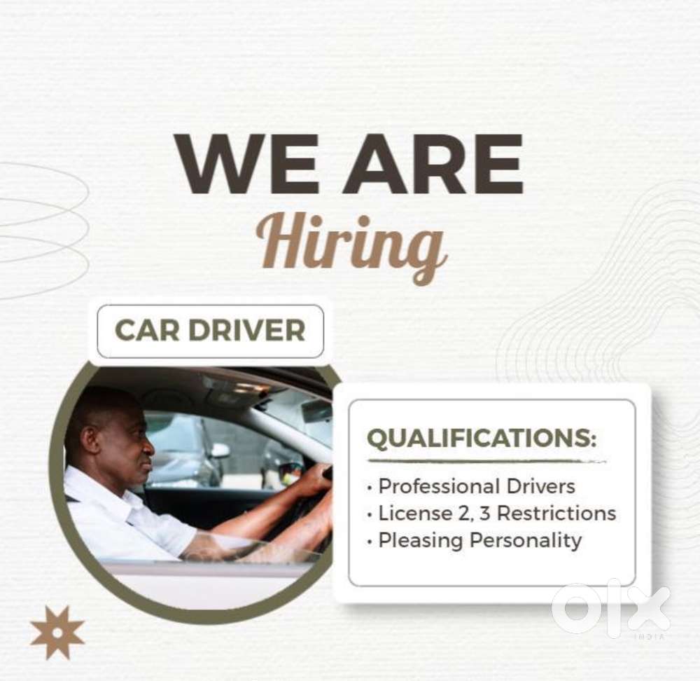 I need 4 wheeler driver 2 year experience