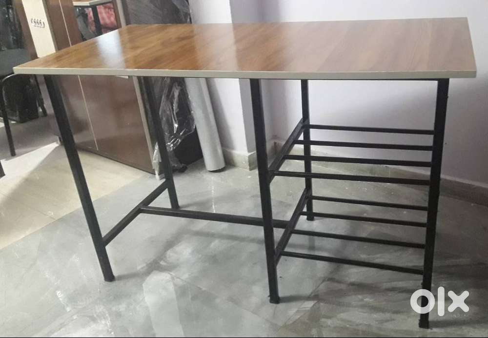 2x4 Ft. Iron frame study or office table  Free home delivery