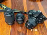 Nikon DSLR D5100 with lenses