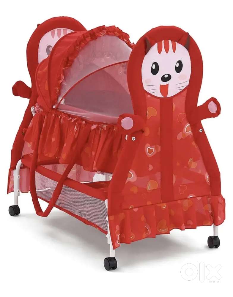 Kitty print cradle