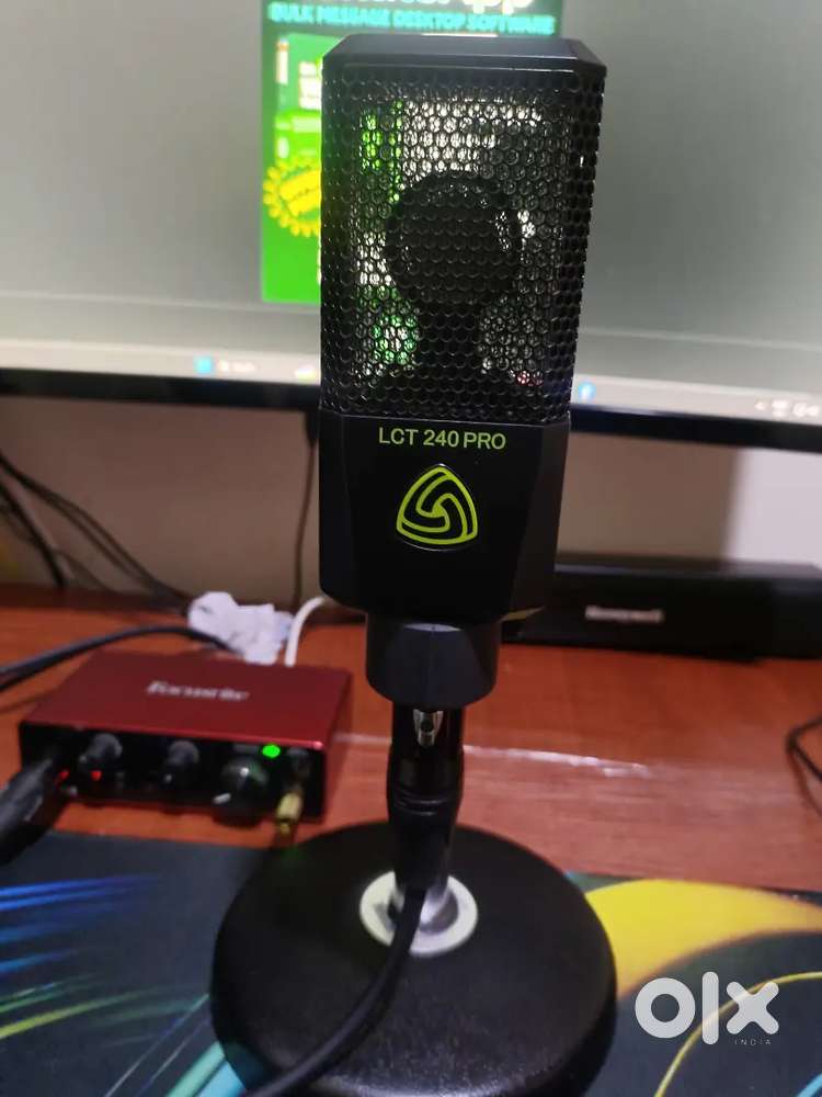 Lewitt lct 240 pro condenser mic. & focusrite 3rd gen interface