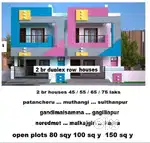 2 br   houses 45 / 55 / 65 laks isnapur and muthangi