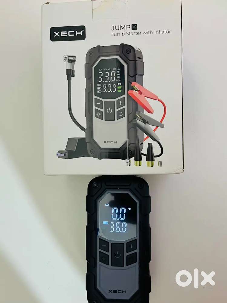 Brand New Jump Starter With Portable Inflator For Car & Bike Rs 4000