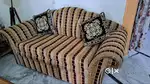 Seven seater sofa with center table