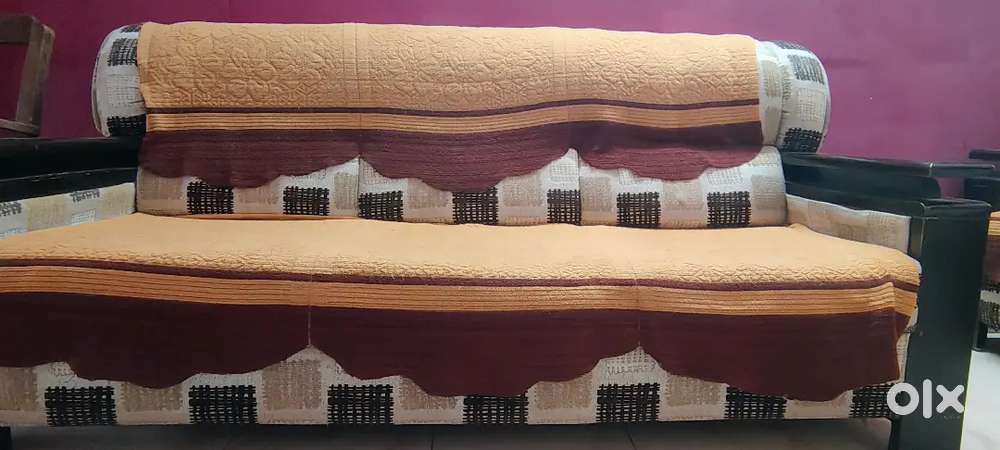 5- Seater Teak Wood Sofa