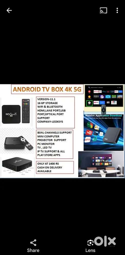 Android tv box 5g New 4k