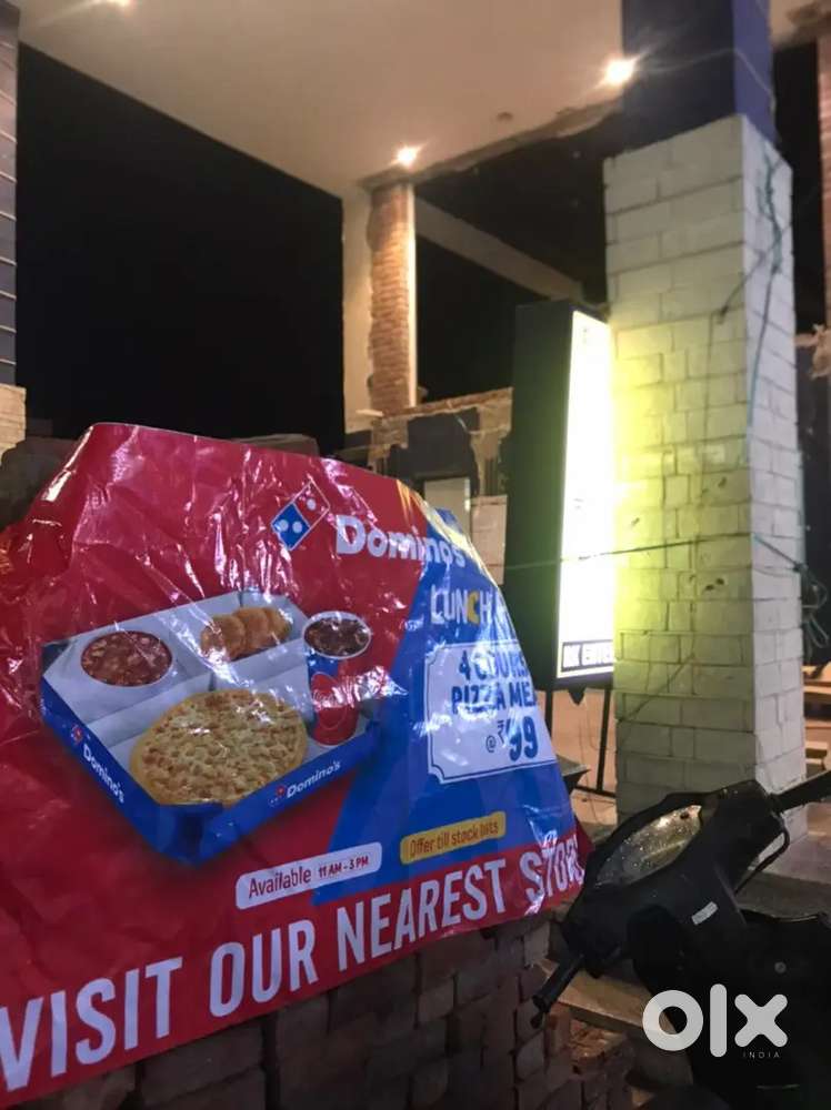 Pizza delivery rider at Domino's Majitha Road