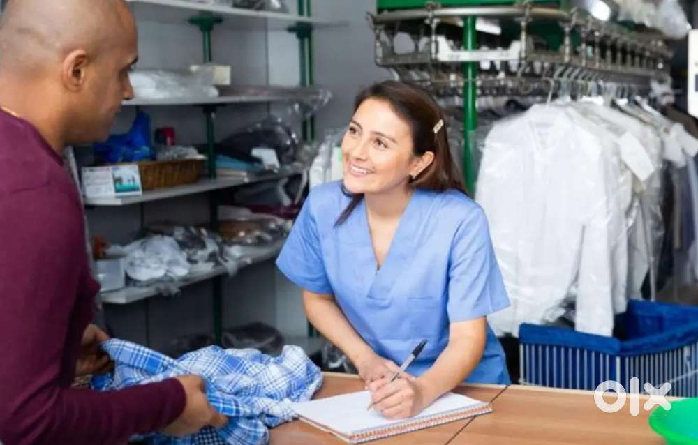 LADY STAFF FOR LAUNDRY SHOP