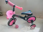 Kids - 4 in 1 balance bike, aux, tricycle and cycle for 2-6 year kids
