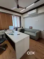420 sq ft furnished road view office for rent @kalawad road