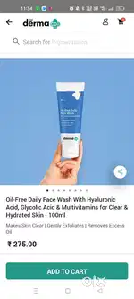 The darma face wash oil clear new