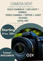 camera rent dslr all model
