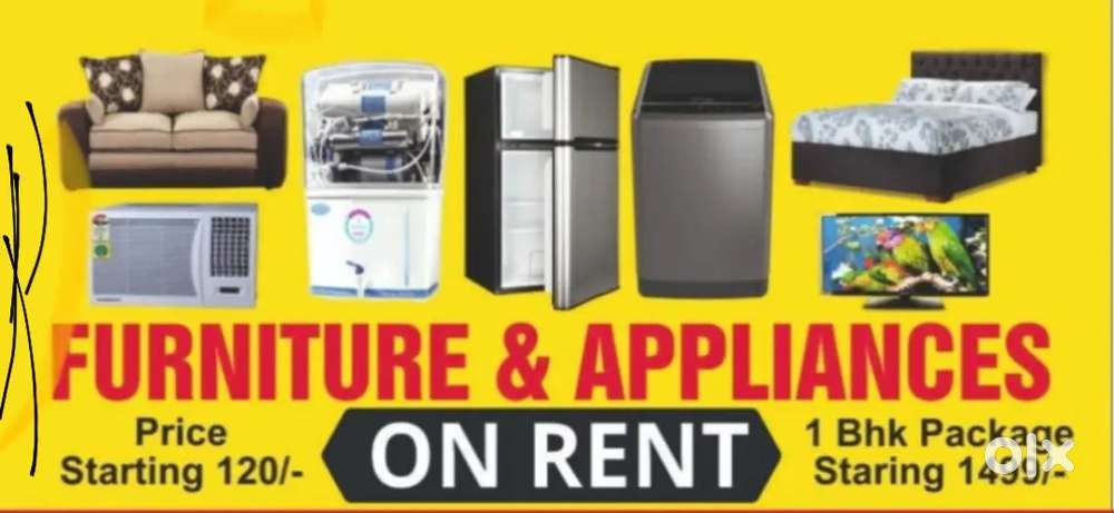 Furniture Appliances on RENT bed all item available