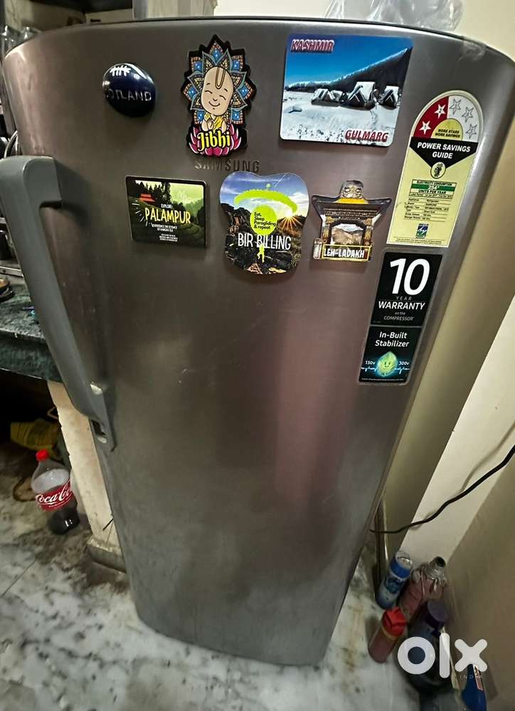 Fridge Samsung 254 ltr and whirpool 10kg semi automatic washinmachine