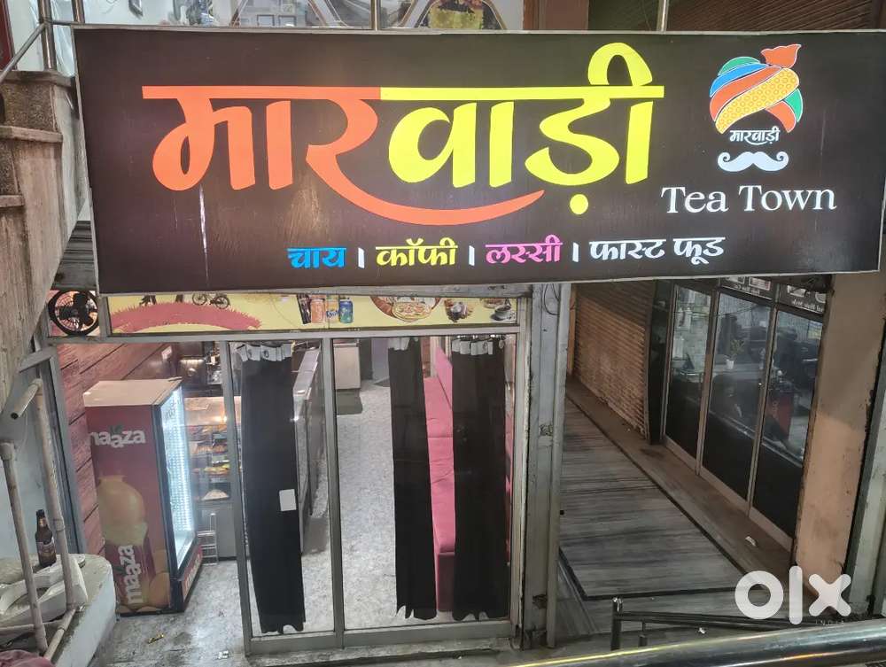 Marwadi cafe for lease
