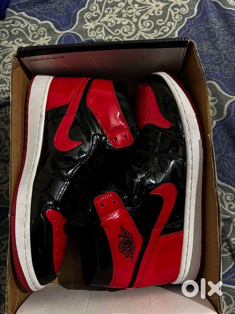 nike patent bred sneaker
