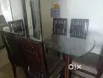 Glass top Dining table