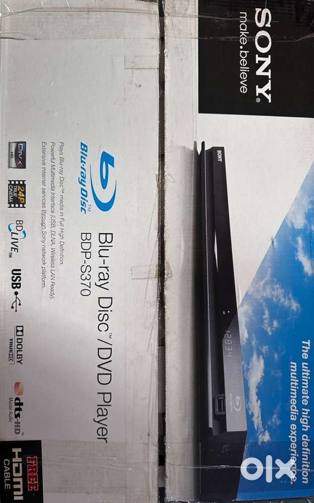 Used Sony Blu-Ray DVD Player in perfect workign condition