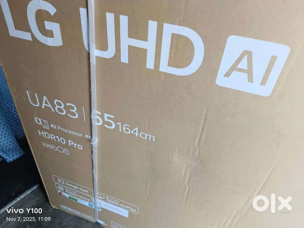 New lg 65inch led one day ago purchase ledtv