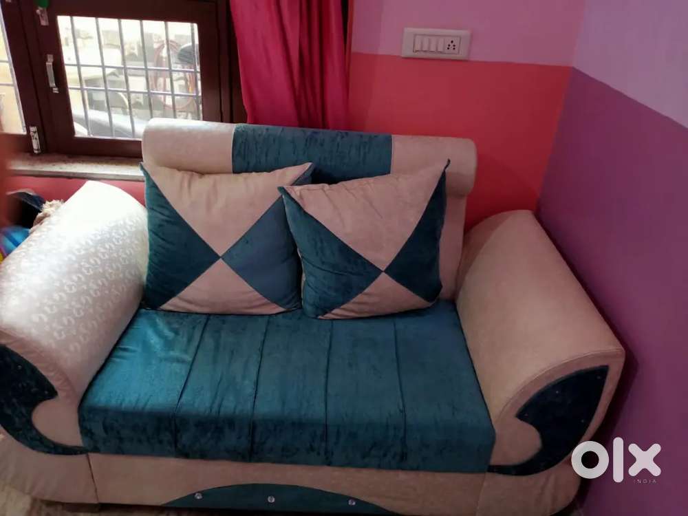 Seven seaters sofa & Double bed King size