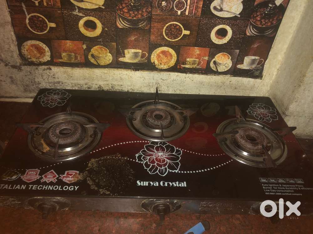 3 burner gas stove.atomitic on