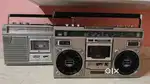Sharp and national panasonic boombox