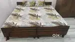 Double bed with mattress only 3 months old, in brand new condition