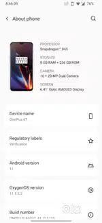 OnePlus 6T 8/256 GB