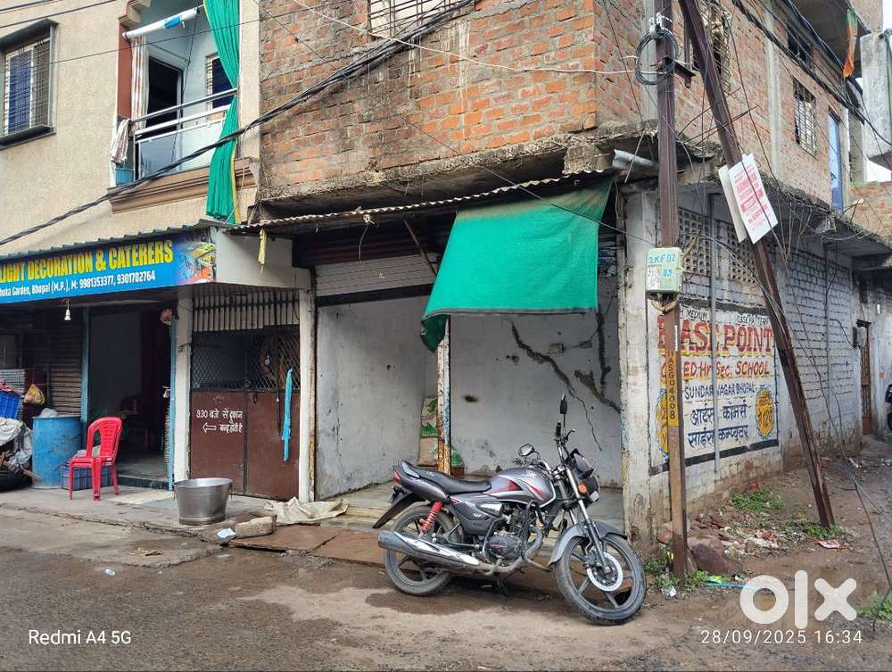 Two shutter shop available for rent front area is 14 square feets