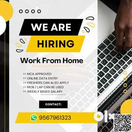 ~~WORK FROM HOME ~~ MOBILE TYPING JOB ~~ WEEKLY BASED SALARY ASSURED ~