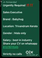 Wanted Male sales executive (Freshers can also apply)