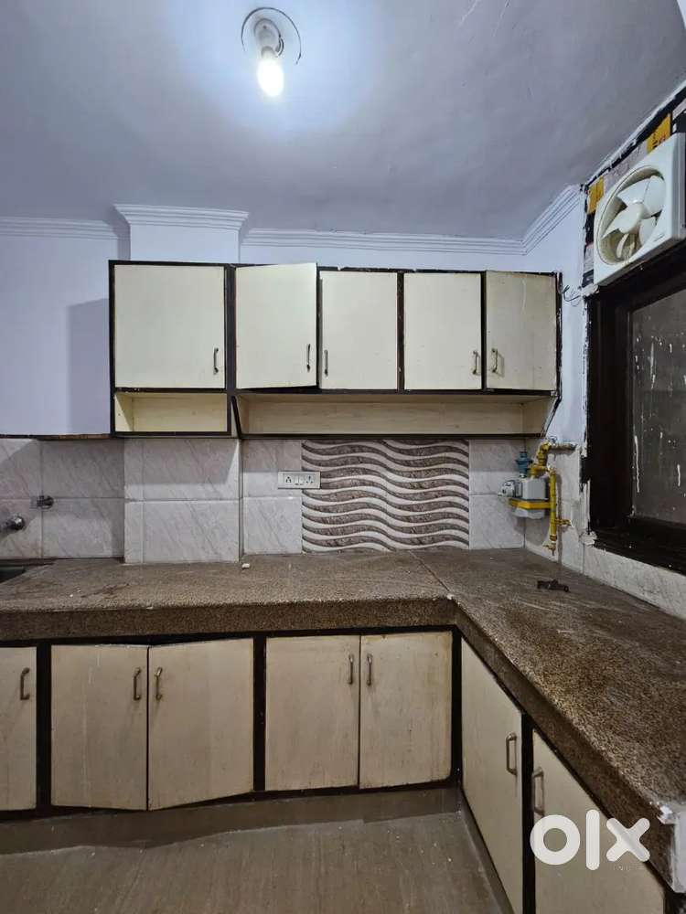 Semi furnished 2 bhk flat available for rent near saket metro station