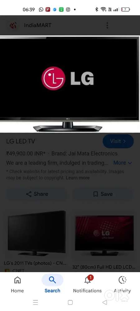 Just 2 years old LG TV