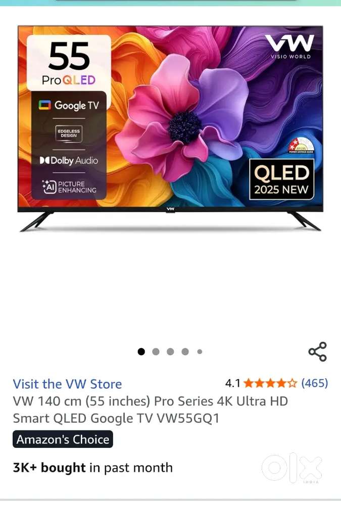 New 55 inch VW led tv with VW 2.1speaker