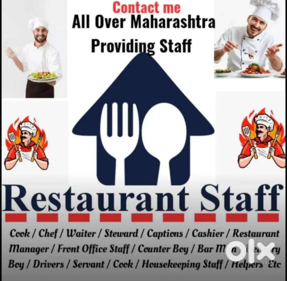 We Provide STAFF Restaurant STAFF Hotel STAFF  Kitchen STAFF etc