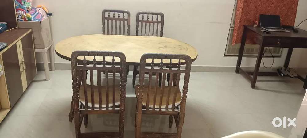 Teak wood dining table sale